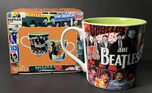 New 2016 The Beatles Apple Corp Vandor Album Collage Ceramic 12oz Coffee Mug - Picture 1 of 13