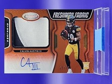 Calvin Austin III 2022 Certified FOTL Orange Mirror ETCH Freshman Fabrics 28/30