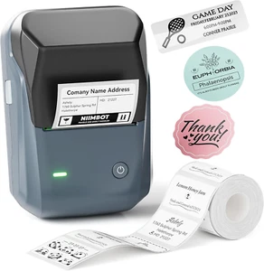 B1 Label Maker, Portable Thermal Label Printer, Mini Label Maker Machine with Ta - Picture 1 of 8