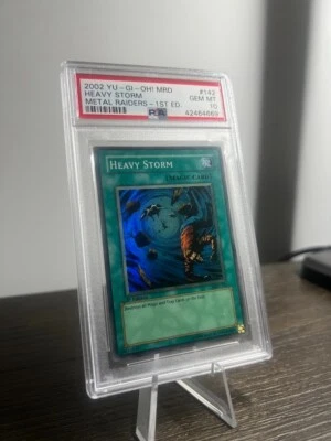 Yugioh Heavy Storm PSA 10 GEM MT MRD-142 1st Edition - Image 1 of 2