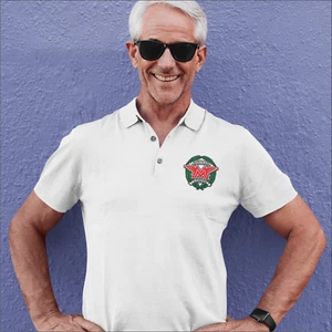 Customisable Vintage Classic Matchles Motorcycle Premium Quality Poloshirt - Picture 1 of 10