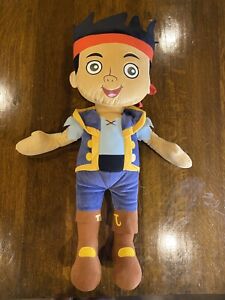 Disney Jake & Neverland Pirates Jumbo 31” Plush Pillow Buddy Toy Doll Stuffed