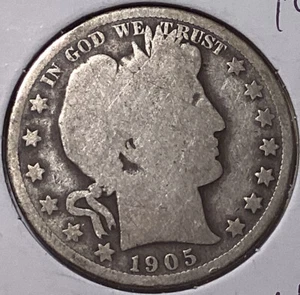 1905 O Barber Half Dollar - Picture 1 of 2