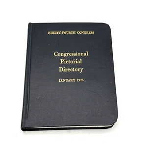 Pocket Congressional Directory January 1975 Ninety-Fourth Congress Handheld Book - Bild 1 von 6