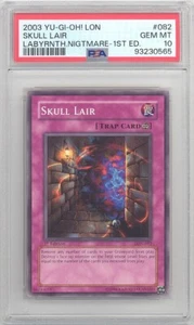 PSA 10 - Tarjeta Yu-Gi-Oh - LON-082 - SKULL LAIR (común) *1ª Edición* - GEMA COMO NUEVA - Imagen 1 de 2