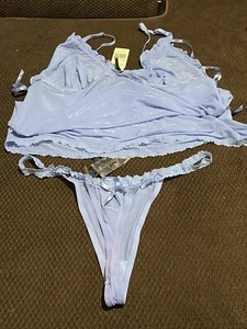 Ladies 2pc Lingerie size 2X Spreegirl Curves Color Blue - Picture 1 of 8