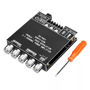 ZK-TB21 Bluetooth Amplifier Board50W+50W+100W 2.1 Channel Subwoofer Amp Board... - Picture 1 of 7