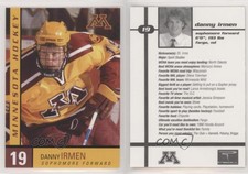 2004-05 University of Minnesota Golden Gophers Danny Irmen #19