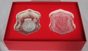 WATERFORD CRYSTAL 9TH SONGS OF CHRISTMAS MUSIC BOX 2004 "LITTLE DRUMMER BOY" NEW - Picture 1 of 4
