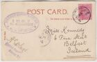 India 1906 Hill Goolie Girl Post Card Used *Dum Dum-Belfast Ireland Via Sea Post