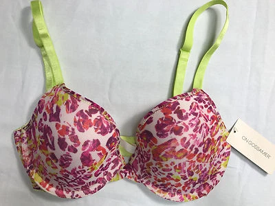 SUJETADOR BOMBA ESTAMPADO MALLA GOSSAMER PRECIO DE VENTA SUGERIDO POR EL FABRICANTE $46 ELIGE TU COLOR Y TALLA  Foto 1 de 4