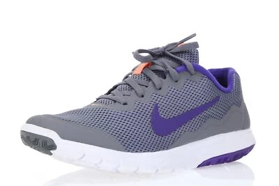 Womens NIKE FLEX EXPIERNCE gray / purple fabric running sneakers sz. 7.5 $120 - Image 1 of 4
