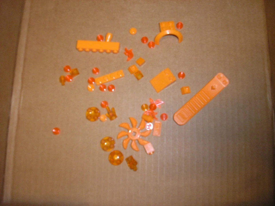 RARO Lote De Colección de LEGO Naranja Algunos Especialidades y Trans ENVÍO GRATUITO Foto 1 de 1
