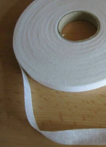 0,10 €/m) 100 m marca tessuto non tessuto da stiro 10 mm nastro sagomato cucitura nastro per bordi nastro da stiro stw  - Foto 1 di 1