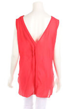MIA SULIMAN Blouse Top Layer Look I 46 = D 40 red NEW