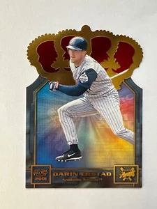 2001 Pacific Gold Crown Die Cuts #1 Darin Erstad Angels - Picture 1 of 2