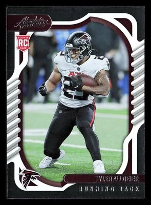 Tyler Allgeier 2022 Absolute #198 Atlanta Falcons ROOKIE - Image 1 of 2