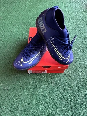 Nike Jr Mercurial Superfly 7 Club IC Kids' Soccer Shoe - Navy
