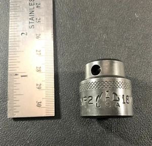 MAC TOOLS XP218MMR Metric 3/8" Drive 12 Point Shallow Impact Socket 18mm USA   - Bild 1 von 6