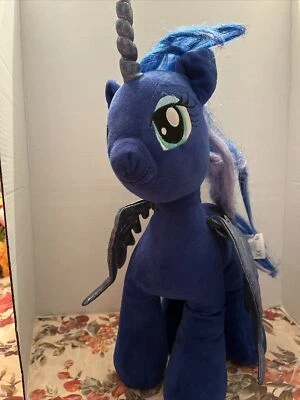 RETIRED BUILD A BEAR PRINCESS LUNA "SELENA" UNICORN MY LITTLE PONY PLUSH DOLL  - Image 1 of 4