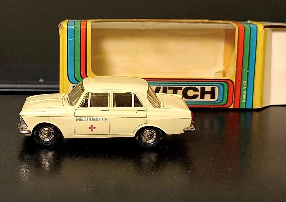 1/43 Moskvich Moskvitch 412 A2 Médico NOVOEXPORTACIÓN Saratov 1980 ¡CAJA URS! Foto 1 de 4