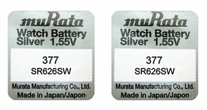 Murata (Sony) 377 óxido de plata SR626SW reloj batería - Avail 1-10pcs individual - Imagen 1 de 1