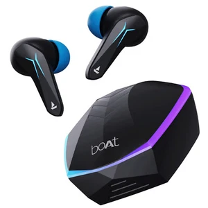 Auriculares internos boAt Airdopes 280 ANC verdaderamente inalámbricos con 32 dB ANC,negro activo, - Imagen 1 de 8