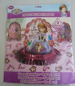 Sofia the First Table Decorating Kit With Confetti Birthday Party Supplies - Picture 1 of 2