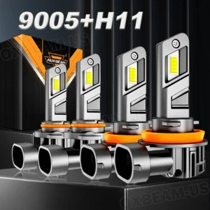 AUXBEAM 9005 H11 LED Headlight 25000LM for Chevy Silverado GMC Sierra 1500 07-13 - Bild 1 von 12