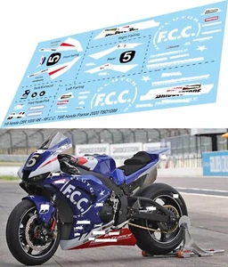 1/9 Decals per Honda CBR 1000 RR - R  F.C.C. TSR Honda France 2020 TBD1099 - Imagen 1 de 1