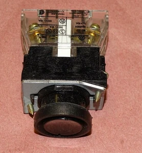 ABB Push Button Switch, SK615001-C, aux contact block, black, ASEA, Industrial - Picture 1 of 7