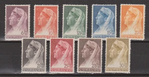 Curacao 126 127 128 129 130 131 132 133 134 MLH Wilhelmina 1936 - Picture 1 of 1