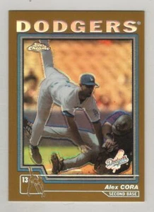 2004 Topps Chrome Gold Refractor #134 Alex Cora Los Angeles Dodgers BV$5 - Bild 1 von 1