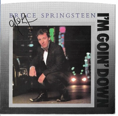 Bruce Springsteen - I'm Goin' Down - Scarce USA vinyl 7" SIGNED by Nils Lofgren - Image 1 of 2