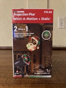 LED LIGHTSHOW Projection Plus Whirl-a-motion + Static Christmas Light - Picture 1 of 4