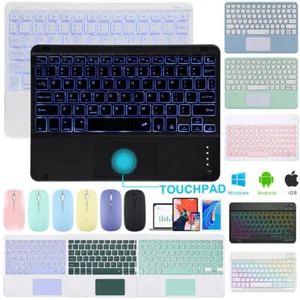 Wireless Bluetooth Keyboard Mouse For Lenovo Tab M11 TB-330FU 11" 2024 Tablet - Picture 1 of 89