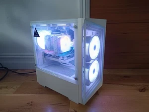 Fully White Gaming Pc 8gb Graphic Card - Picture 1 of 8