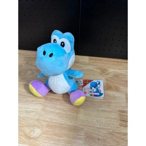 Super Mario ALL STAR COLLECTION Blau Yoshi S Stofftier Plüsch Puppe Japan NEU - Bild 1 von 8
