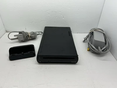 NINTENDO WII U CONSOLE WUP-101(02) VIDEO GAME CONSOLE ONLY ,POWER CORD, Docking - Image 1 of 4