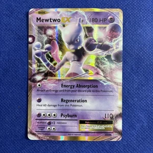 Pokémon TCG Mewtwo EX 52/108 XY Evolutions Extended Art Ultra Rare Holo - Picture 1 of 3