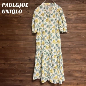 Uniqlo Paul Joe Floral Shirt Dress M Women's Cotton Summer Casual Easy Care - Picture 1 of 9