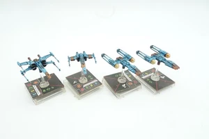 X-wing / Y-wing Fighters [x4] Rebel Alliance [Star Wars X-wing] Pintado - Imagen 1 de 2