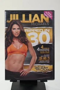 Jillian Michaels- Ripped In 30 - 4 Weeks/4 Workouts DVD NEW/SEALED - Picture 1 of 2