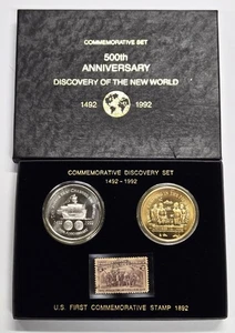 Gedenkmünzensatz 500 Jahre Entdeckung der Neuen Welt 1492-1992 - Bild 1 von 9