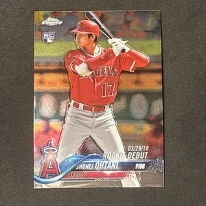 2018 Topps Chrome Update Shohei Ohtani RC Rookie Debut #HMT32 - Picture 1 of 2