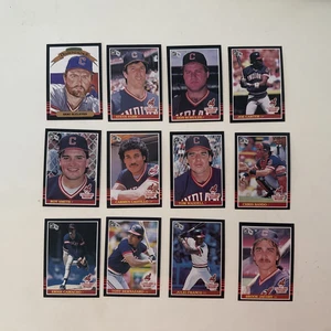 1985 DONRUSS CLEVELAND INDIANS TEAM SET FRANCO 94, BLYLEVEN 4, CARTER, HARGROVE - Bild 1 von 4