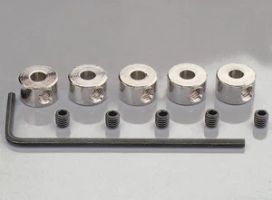5 St. Stellringe 2 mm mit Gewindestift und Schlüssel R.E.M 030130 - Bild 1 von 1