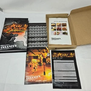 BEACHBODY INSANITY WORKOUT 13 DISC DVD EXERCISE FITNESS PROGRAM BROCHURES - Foto 1 di 8