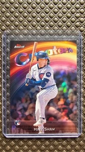 2025 Topps Finest Matt Shaw RC Creators Refractor Chicago Cubs #C-13 - Bild 1 von 2