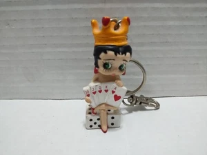 Betty Boop in Crown Las Vegas Style Playing Cards & Dice Key Chain Preowned - Bild 1 von 10